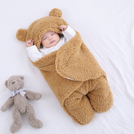 Cute Baby Blanket Brown ( Made In China )