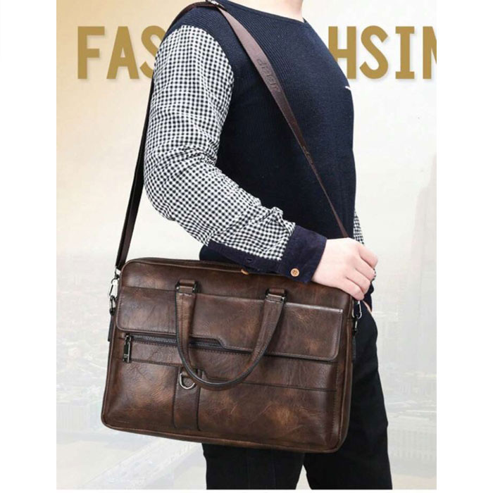 High Quality Business and Laptop Bag ( Brown Color )