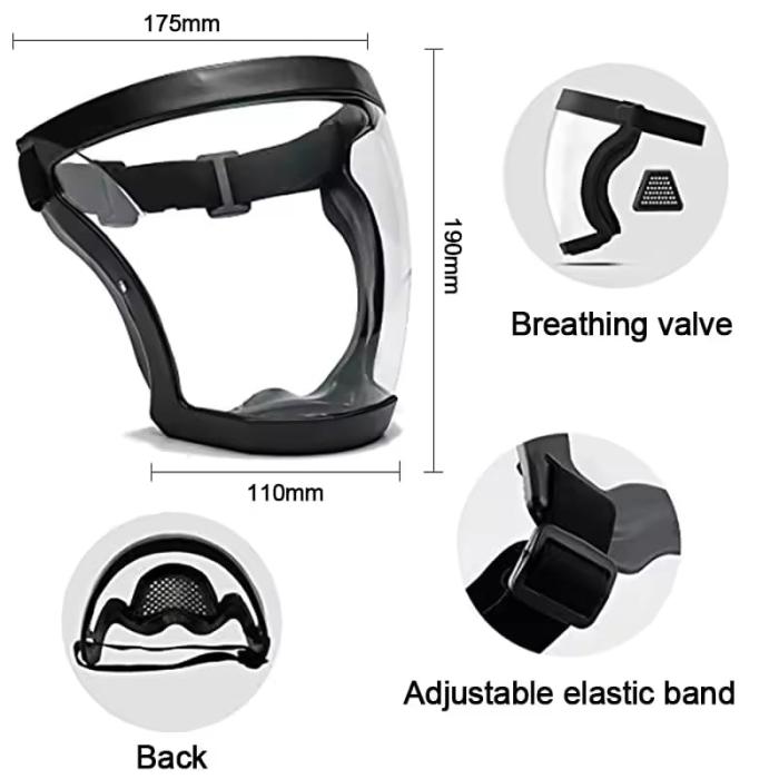 Full Face Safety Shield with Filter